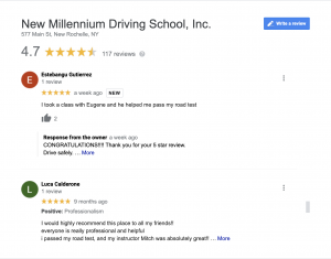 New Millennium Driving School Reviews